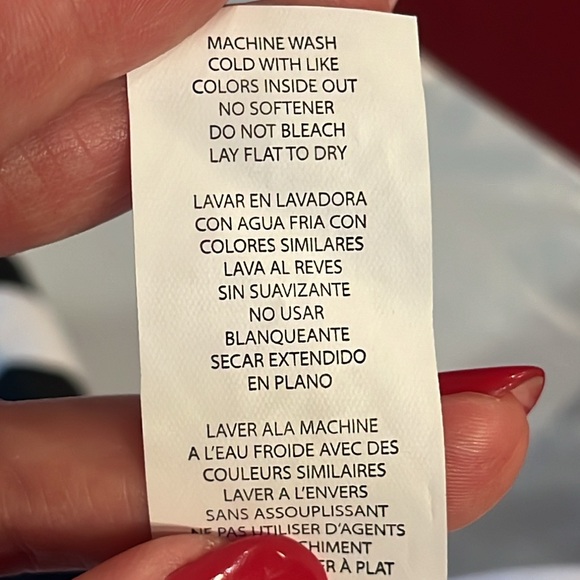 Fabletics 2XL Aventura TANK TOP new White black stripes Racerback WOMENS cotton - Picture 8 of 14